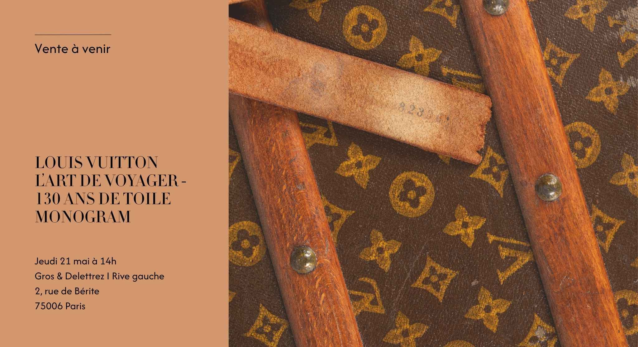 Louis Vuitton - l’art de voyager -  130 ans de toile monogram