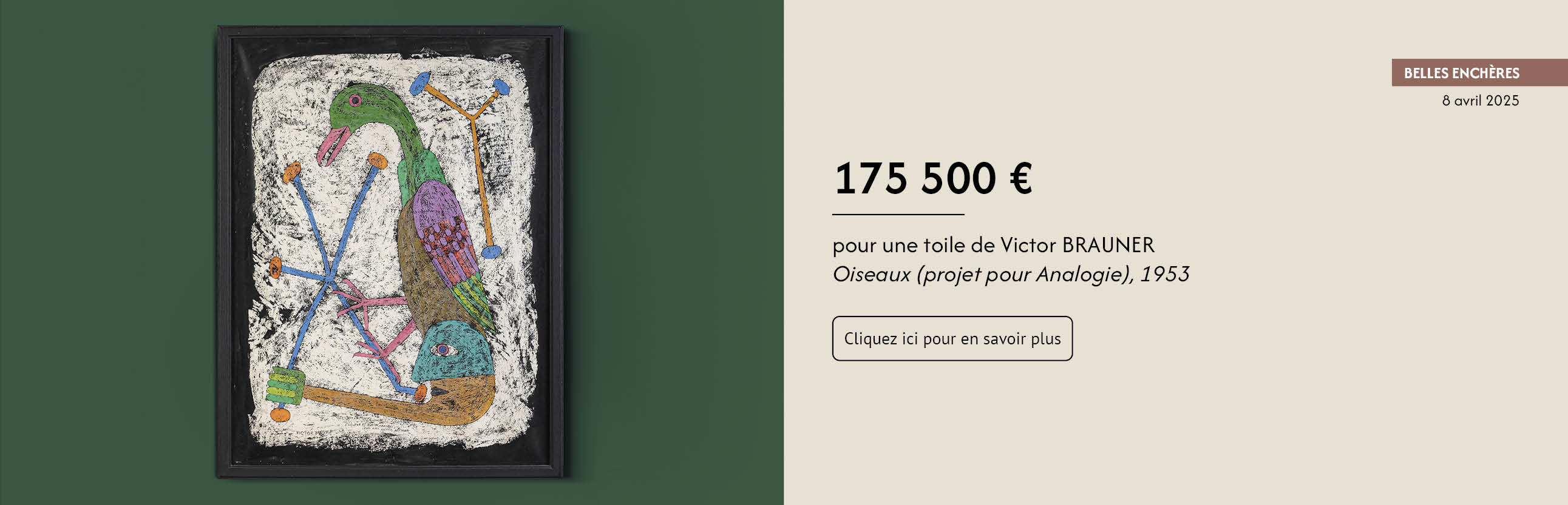 Belles enchères 2025