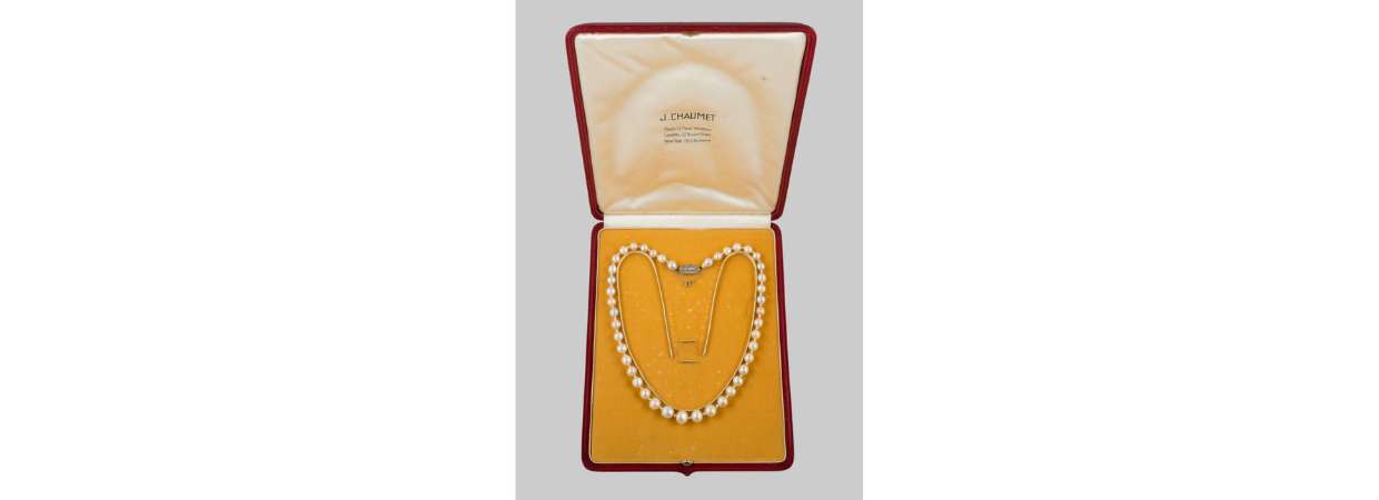 CHAUMET collier perles fines 48500€