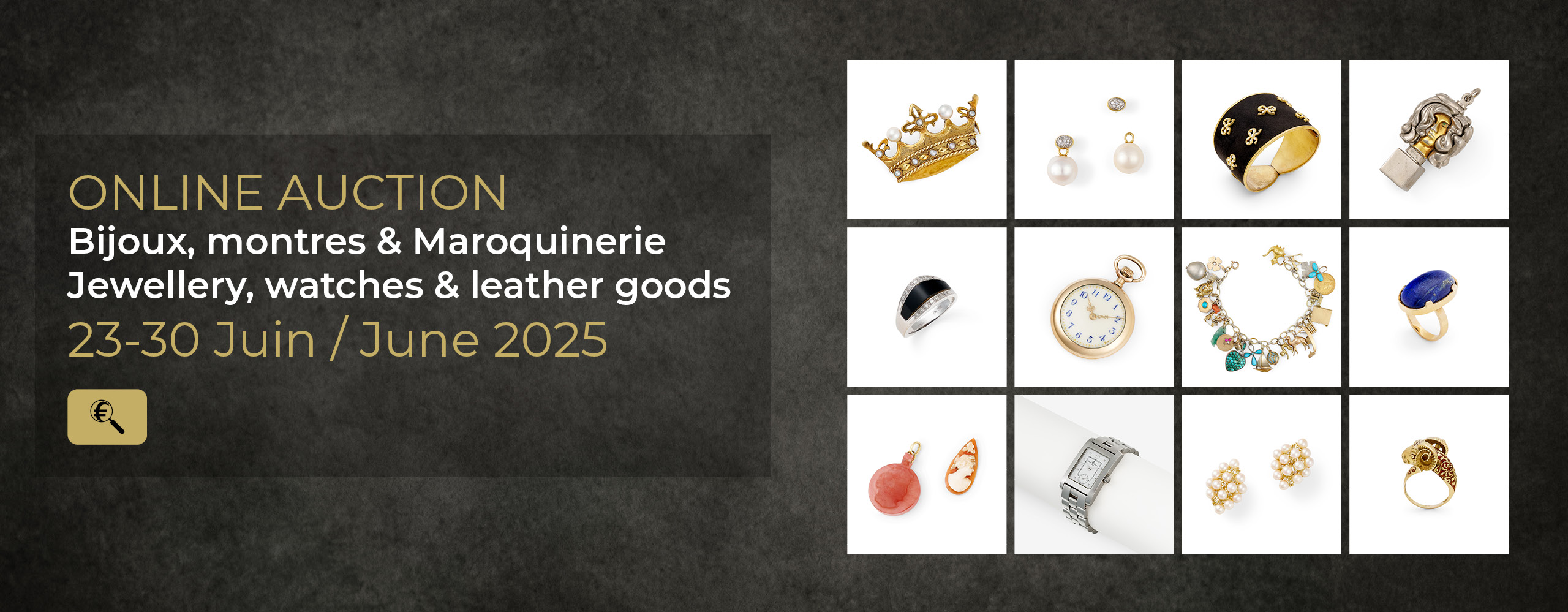 Bijoux, montres & Maroquinerie