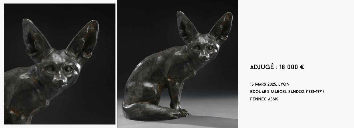 Edouard Marcel Sandoz - Fennec assis