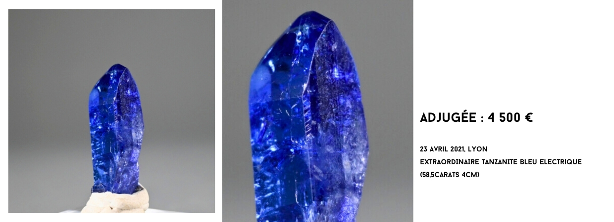 EXTRAORDINAIRE TANZANITE BLEU ELECTRIQUE