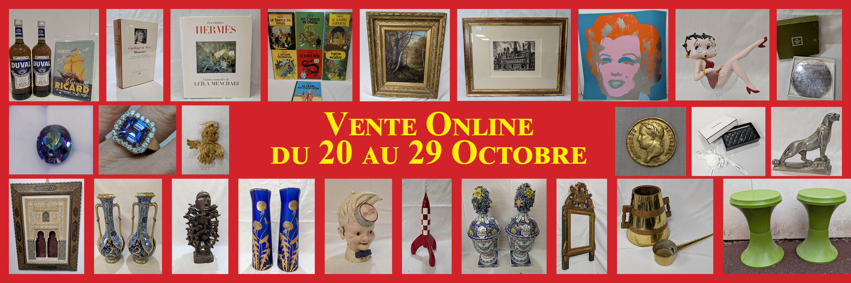 Vente du 29 Octobre