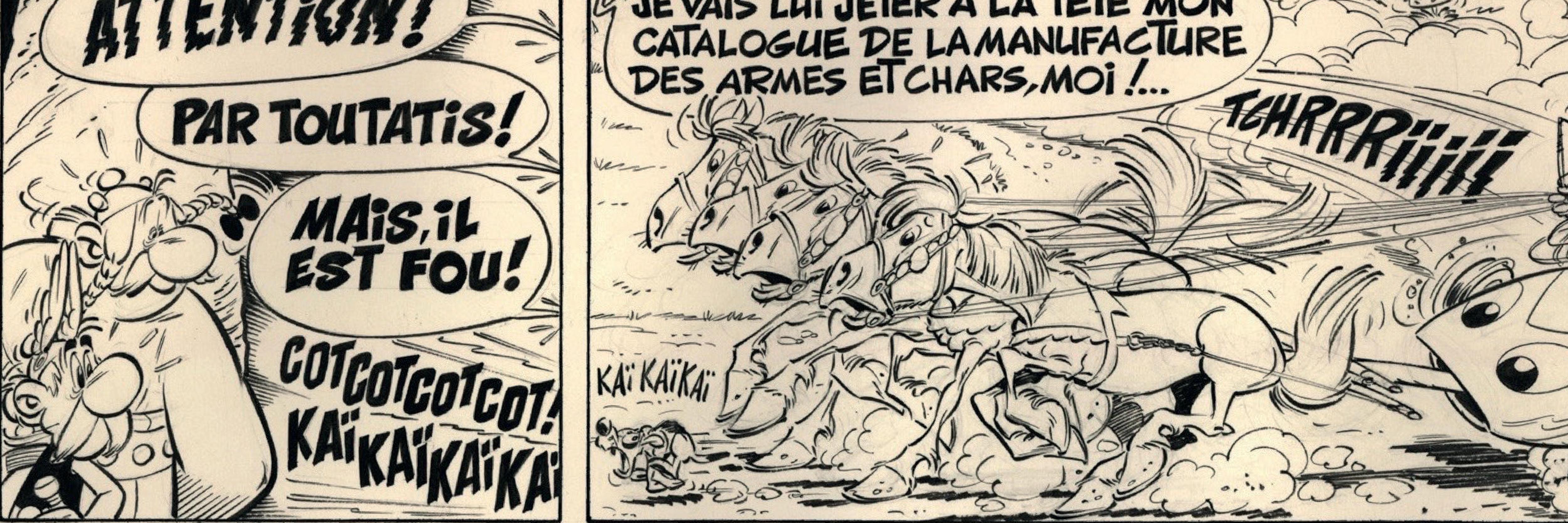 Albert Uderzo, Planche N°2 de Asterix chez les Normands, 1966