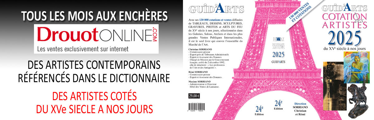 Dictionnaire des Artistes Cotés